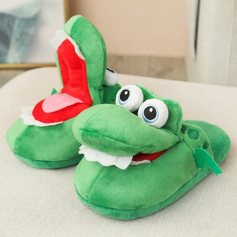 Cartoon Crocodile Slippers