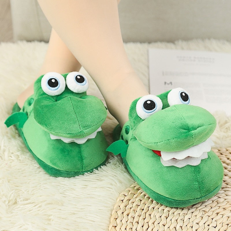 Cartoon Crocodile Slippers