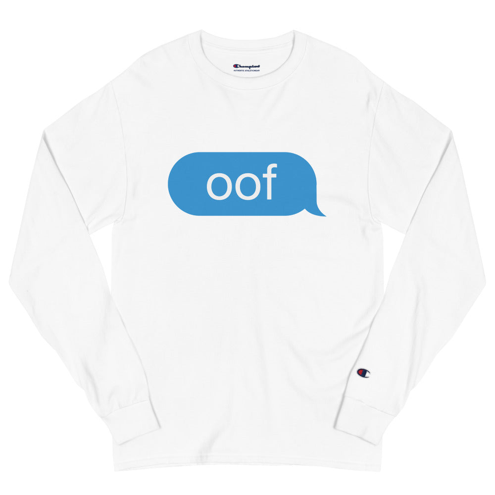 oof Men's Champion Long Sleeve Shirt